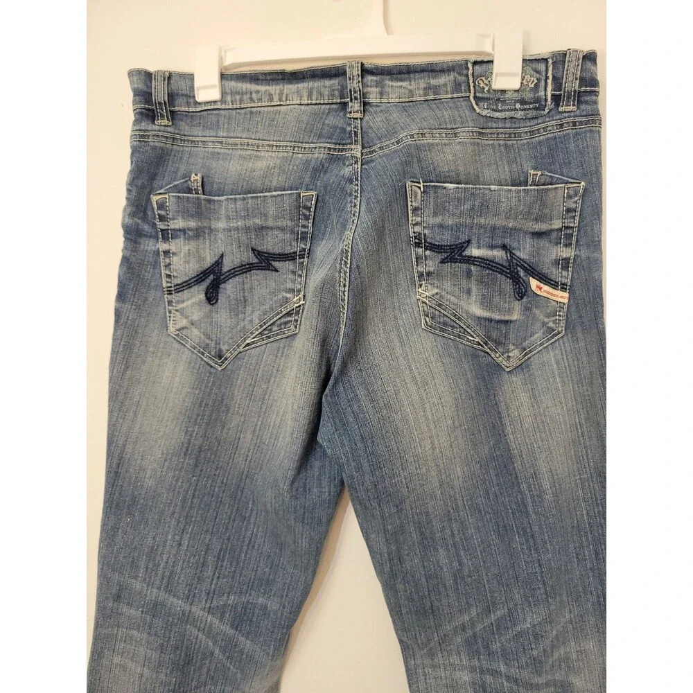 Parasuco Jeans Yoshi Fit Men's Size 38 X 32 Straight Leg Mid Rise Blue Denim